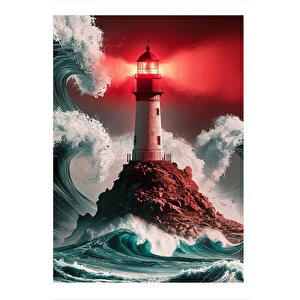 Deniz Feneri Model Mdf Tablo 25cmx 35cm 25x35 cm