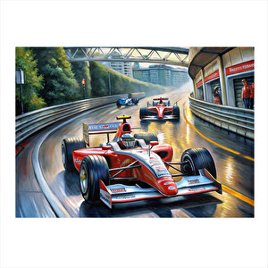 Formula 1 Art Mdf Tablo 35cm X50cm 35x50 cm