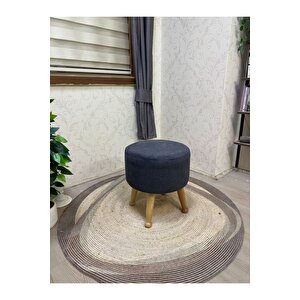 Asedia Miskin Naturel Sofa Antsait Ahşap Ayak Uzatma Pufu