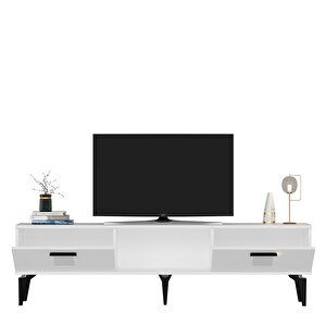 Assi̇mo Tv Sehpasi (alt Modül) Beyaz-Beyaz