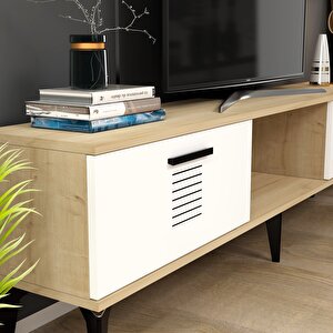 Assi̇mo Tv Sehpasi (alt Modül) Safirmeşe-Beyaz