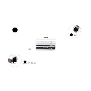 Bt/8001 1/4” Bits Tutucu Lokma