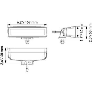 Hella Uzun Hüzme 12/24v Halojen Hareketli Montaj 1fb358176-201