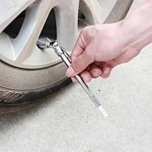 Araç Oto Bisiklet Motor Lastik Hava Basınç Ölçer Kontrol Ölçme Kalemi