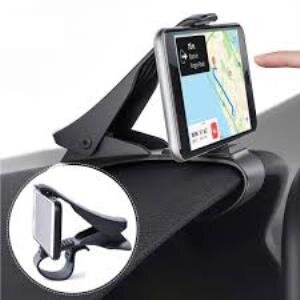 Oto Araç İçi Telefon Tutucu Araba Tutacağı Siyah Gösterge Kıskaç
