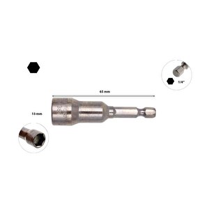 13 X 65 Mm Manyetik Lokma Bt/1365