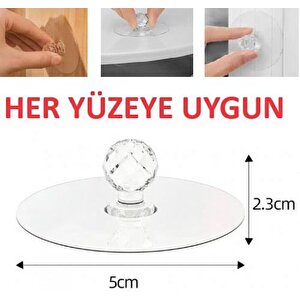 Mutfak Banyo Dolap Gardrop Kulpu Çok Amaçlı 4 Adet  Yapışkanlı Kulp Tutacak Askı