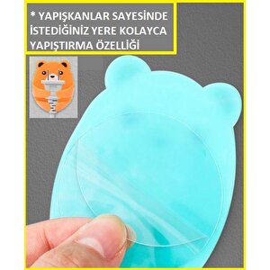 Kablo Fiş Priz Tutucu 4 Adet Kendinden Yapışkanlı Airfreyer Mutfak Düzenleyici Kablo Oraganizer
