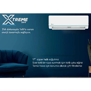 2024 Model A+++ Wifi Midea Xtreme Save Duvar Tipi 9.000 Btu İnv. Klima