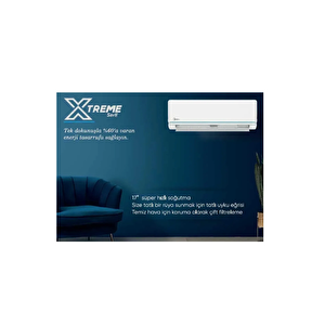 2024 Model A+++  Midea Xtreme Save Duvar Tipi 18.000 Btu İnv. Klima  Wi-fi