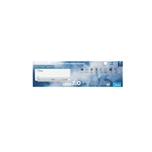 2024 A+++ Midea Xtreme Save Duvar Tipi 9.000 Btu İnv. Klima Wi-fi Uyumlu