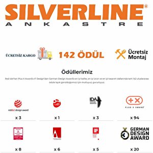 Silverline Siyah Cam Ankastre Set 3457 - Cs5365b01 - Bo6503b01