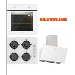 Beyaz Cam Ankastre Set Bo65e1w01 - Cs5349w01 -3457 Soho