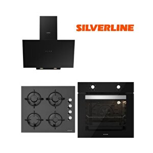Siyah Cam Ankastre Eko Set 3481 - Cs5349b01 - Bo6501b01