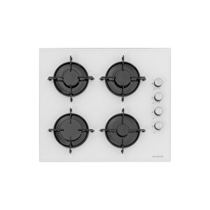 Beyaz Cam Ankastre Set (3481 Flam Davlumbaz - Cs5349w01 Ocak - Bo65e4w01 Fırın)