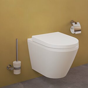 Vitra Integra Kanallı Klozet Beyaz Gizli Montaj Asma Klozet 7060l003-0090, Vitra Yavaş Kapak 121-003-909