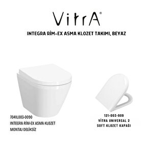Integra Ri̇m-ex Asma Klozet 7041l003-0090, Vitra Universal 2 Soft Klozet Kapağı 121-003-909