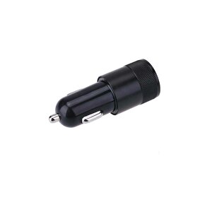 Torima C3 Siyah Tüm Araçlara Uyumlu Araba Çakmaklık Çift Usb Girişli Oto Şarj Aleti Soketi