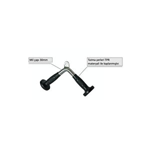 Triceps Bar Ergonomik Tutma Kolları