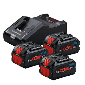 Akü Başlangıç Seti 3 X 8.0ah Procore Akü +gal 18v-160 Şarj Aleti 0615a5004y