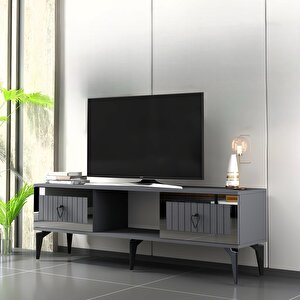 Li̇nda Tv Sehpasi (alt Modül) Antrasi̇t-gümüş Antrasit Gümüş