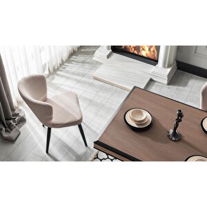 Zenit Black Yemek Masası Ve Sandalye Seti