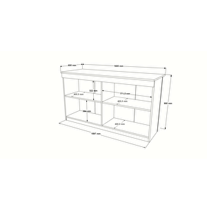 Robin Home Liva Mutfak Adası Ada Mutfak Yemek Masası 160cm Sepet