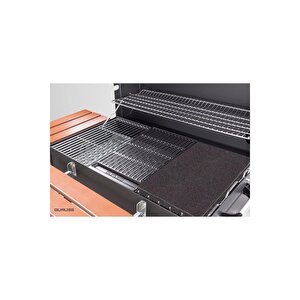 Rehome Guruss Cg-075 Barbekü Mangal | Kömürlü | 75 Cm | Kırmızı | Tam Set