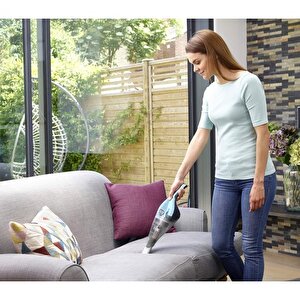 Black+decker Nvc220wbc-qw Çift Filtreleme Sistemli, Güçlü Kablosuz El Tipi Li-ion Elektrikli Süpürge, Kompakt Tasarım, Çıkarılabil