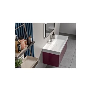 Turkuaz Cerastyle Dolap Uyumlu & Tezgah Üstü Sharp Etajerli Lavabo 80 Cm 037300u
