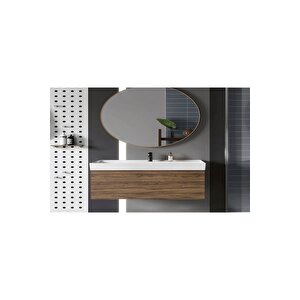Cerastyle Dolap Uyumlu & Tezgah Üstü Sharp Etajerli Lavabo 60 Cm 037100u