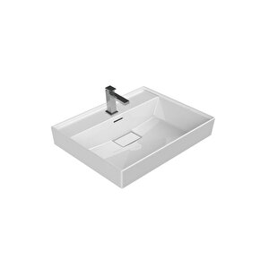Turkuaz Cerastyle Dolap Uyumlu & Tezgah Üstü Sharp Etajerli Lavabo 60 Cm 037100u