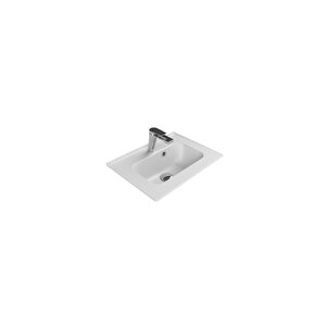 Cerastyle Blue Mobilya Uyumlu Etajerli Lavabo 50x36