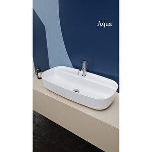 Cerastyle Aqua Tezgah Üstü Çanak Lavabo 80x40