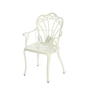 İstanbul Model Ferforje Görünümlü Plastik Kare Masa Ve İstanbul Model Sandalye 3 Sandalye 1 Masa Beyaz