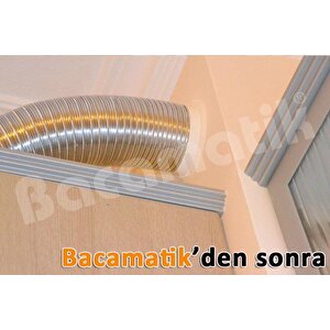 Bacamatik Aspiratör Davlumbaz Baca Klapesi Koku Önleyici Klape