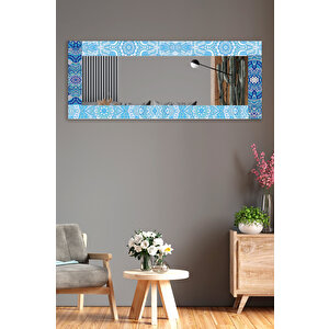 Çini Motif Görünümlü Dekoratif Boy Aynası 150x60cm