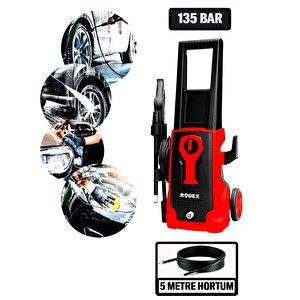 Rdx710 Basınçlı  Araç Oto Yıkama Makinası 1600w 135 Bar