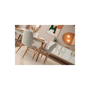 İstanbul Yemek Masasi+6 Adet Sandalye