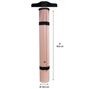 Yuga Suni Deri Proje Tüpü 10,5 Cm Pembe