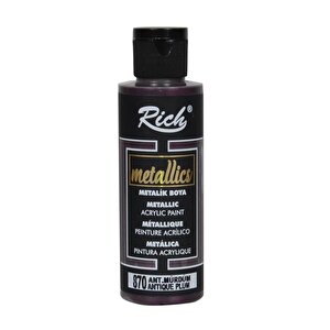 Metalik Akrilik Boya Antik Mürdüm 120ml