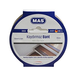 Kaydırmaz Bant 25mm X 5m Siyah 2654