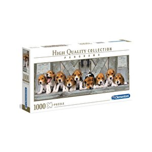 Clementoni Beagles 1000 Parça Panorama Puzzle 39435
