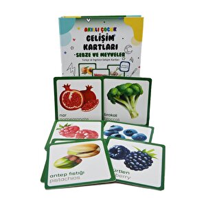 Akıllı Çocuk Gelişim Kartları Sebze Ve Meyveler