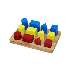 Ahşap Geometrik Büyükten Küçüğe Sıralama Ony314 Playwood