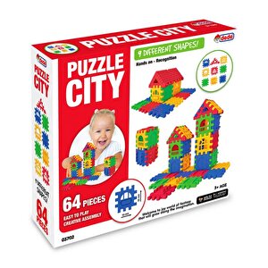 Dede Puzzle City 64 Parça 03702