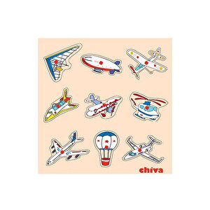 Hava Taşıtları Ahşap Puzzle