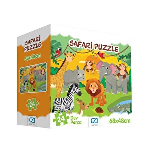 Ca Games 24 Parça Safari Yer Puzzle 5232