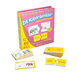 Diytoy Zıt Kavramlar Eğlenceli Bulmacalar 60 Parça