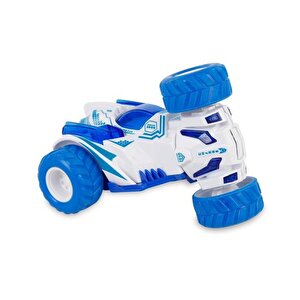 Ctoy 360 Derece Dönebilen Sürtmeli Araba D400 21 Mavi